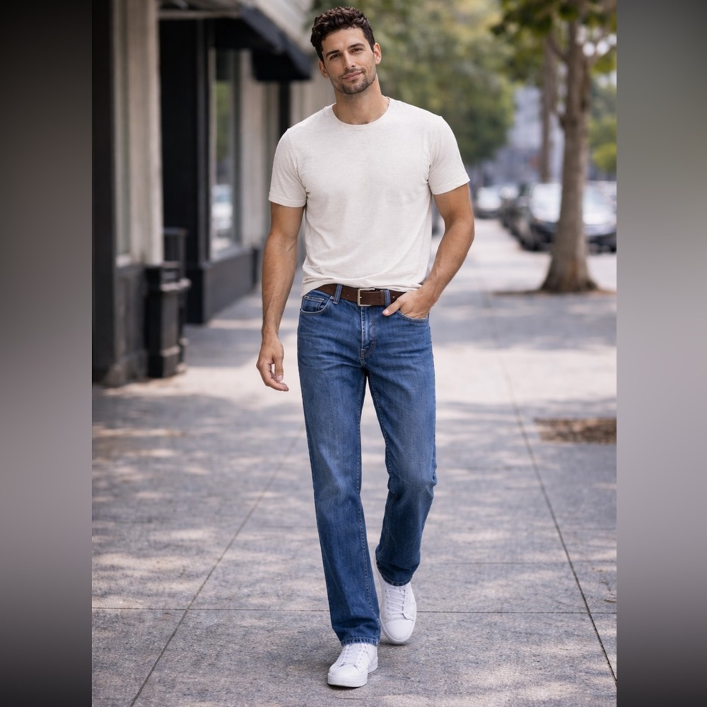 Aeropostale Straight Leg Jeans Medium Wash — Size 30x32
